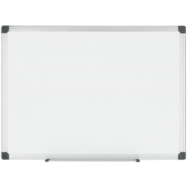 Bi-Silque Magnetic Porcelain Board, 3'x4', Aluminum BVCCR0801170MV - main